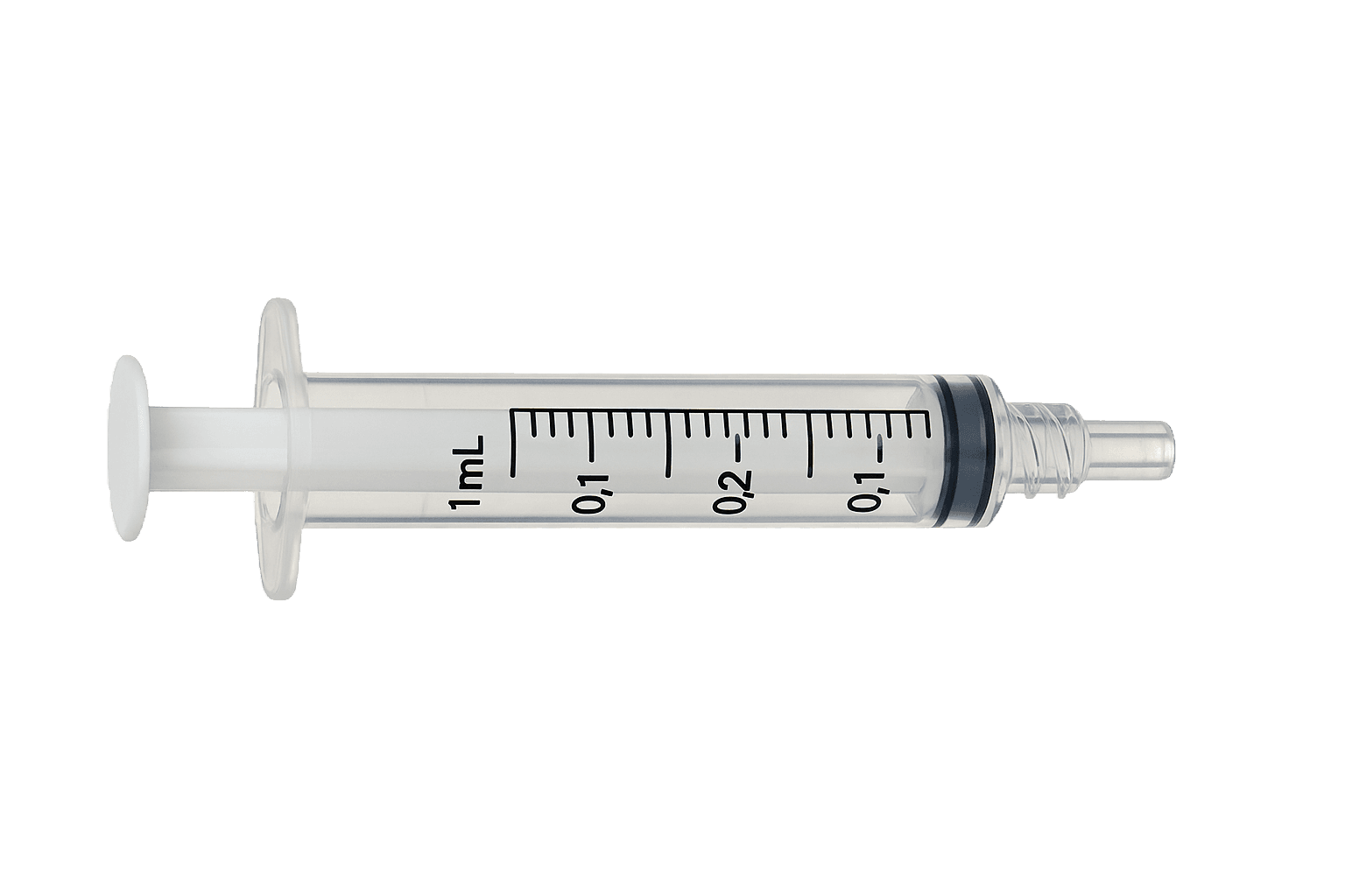 1mL Luer Lock Syringe - For Liquid Measurement and Transfer