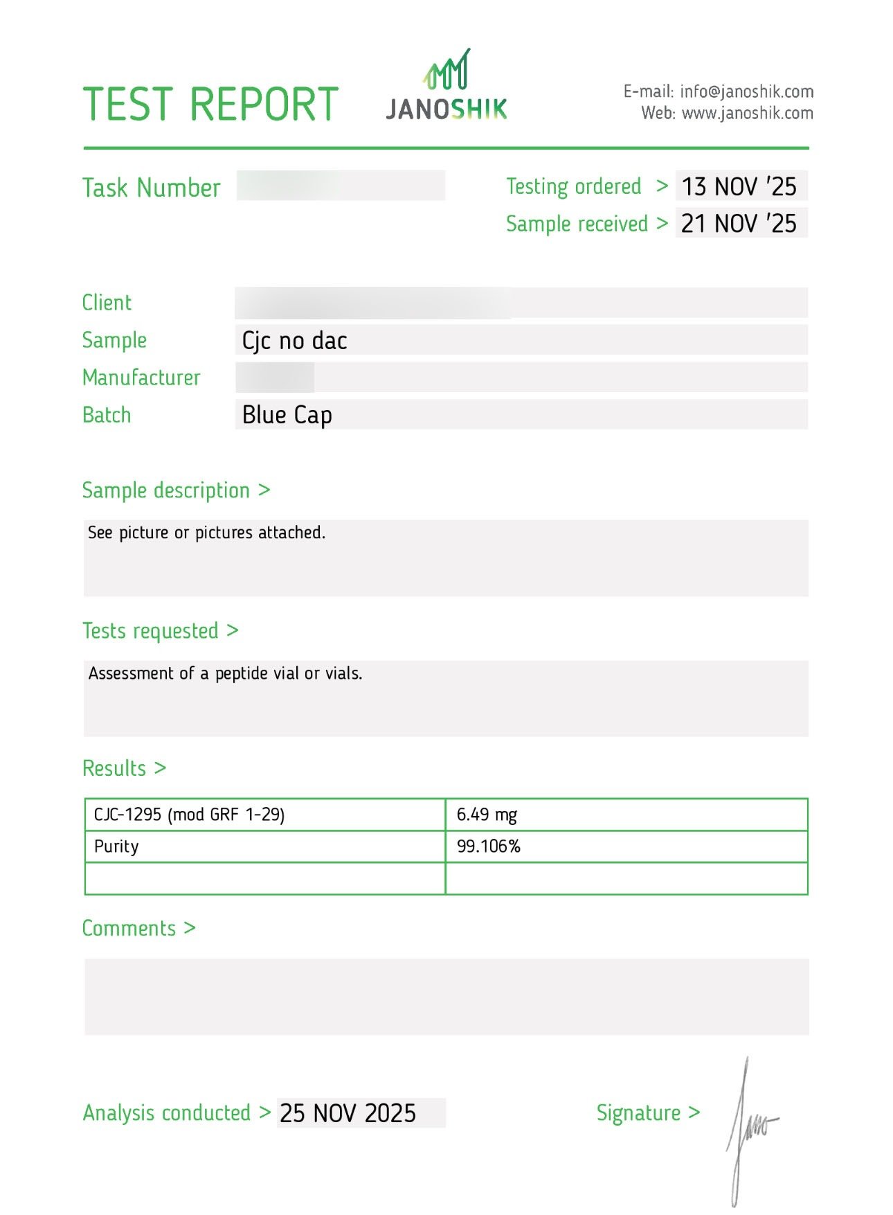 CJC-1295 No DAC (5mg) - Image 2